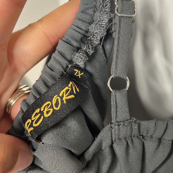 Sheer gray high low dress - Picture 8 of 8